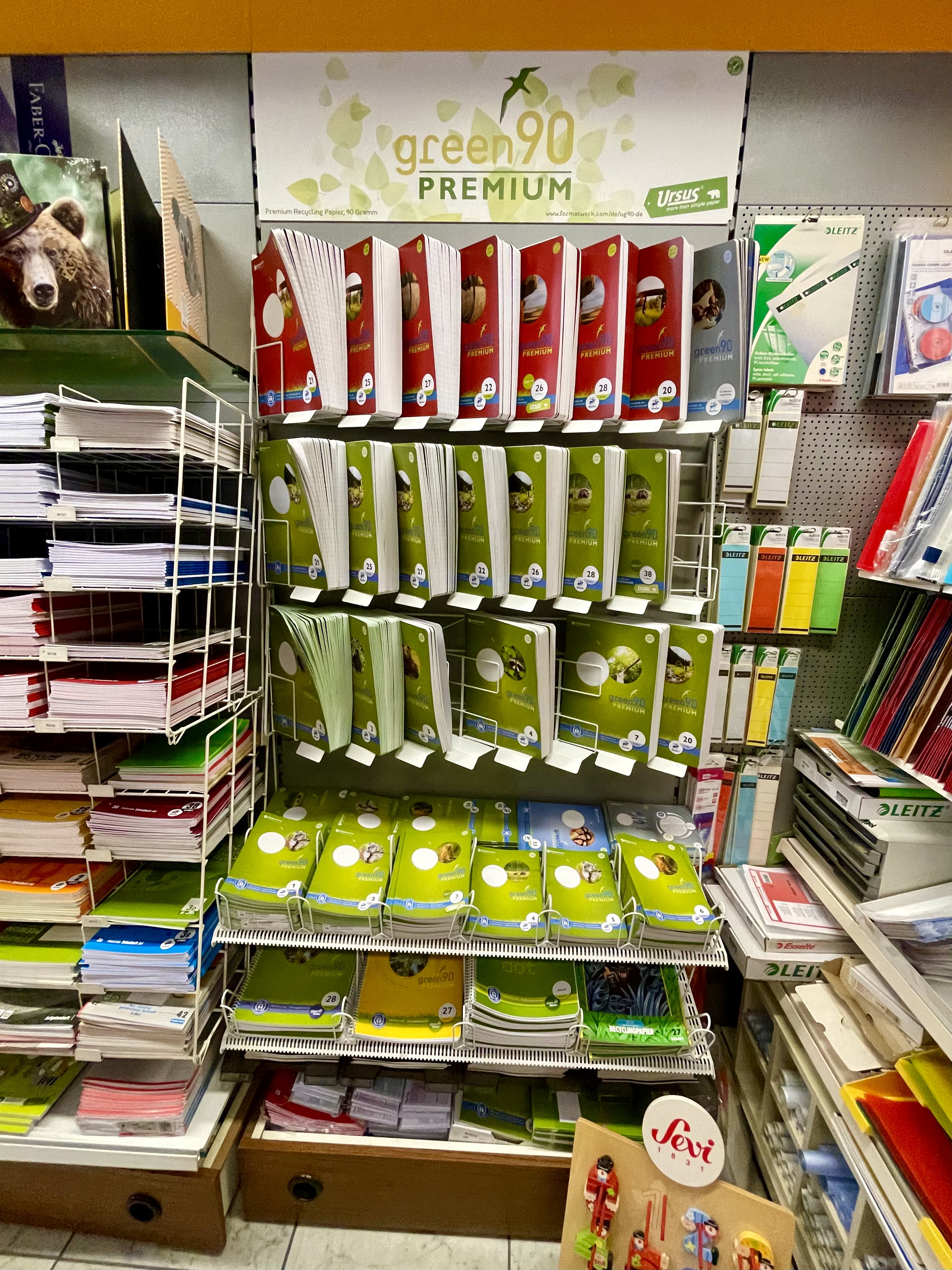 Sortiment im Laden